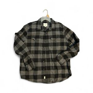 American Eagle Outfitters Super Soft Black and Gray Shirt large